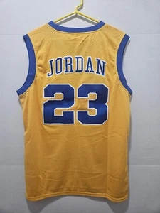 INDIVIDUELLES GELBES MICHAEL JORDAN LANEY HIGH SCHOOL BASKETBALLTRIKOT HERREN GRÖSSE LARGE - Bild 1 von 10