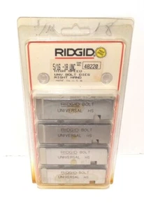 5/16" RIDGID 48220 5/16"-18 UNC High Speed UNV Bolt Dies RIGHT HAND - Picture 1 of 2