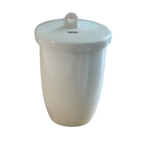 Porcelain Crucible, High Form with Lid, 50 mL - Picture 1 of 4