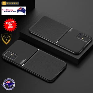 Clásica tira inclinable grano magnético a prueba de golpes PC + estuche de poliuretano termoplástico para Samsung Galaxy - Imagen 1 de 10