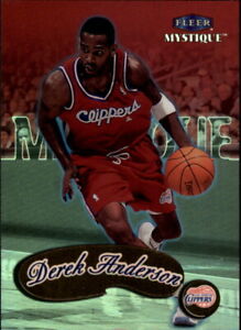 1999-00 Fleer Mystique Gold Clippers Basketball Card #10 Derek Anderson