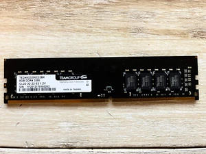 Team Group 1x8GB DDR4-3200 Desktop Memory TED48G3200C22BK - Afbeelding 1 van 1