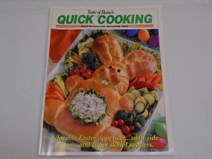 Taste of Home's Quick Cooking Magazine Mar Apr 2001 Easter Appetizer Bunny Bread - Picture 1 of 1