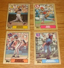 1987 Topps Baseball Lot - You Pick 'em- Stars Included-Finish your sets