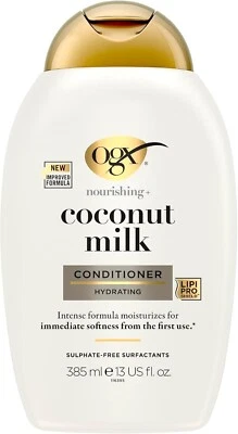 OGX Coconut Milk Conditioner for Dry Damaged Hair, 385ml
