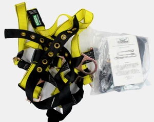 MSA 10072486 Workman Fall Protection Harness & Condor Shock Lanyard 19F388 - Picture 1 of 7