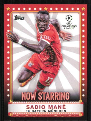 2022-23 Topps UEFA Club Competitions Now Starring #NS5 Sadio Mane - Image 1 of 2