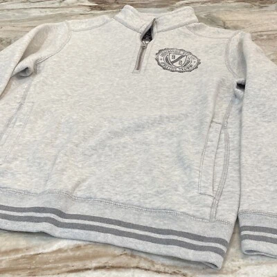 Pullover Abercrombie & Fitch Entrenador Atlético 1/4 Cremallera Talla XS Pequeño XS Gris Foto 1 de 4