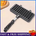 Rectangle Stove Top Waffle Makers Pan Useful Cast Aluminum Waffle for Stovetop