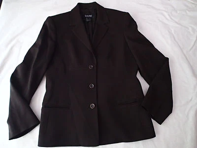 laurel от escada коричневый блейзер, женский костюм куртка, размер 40, шерстяная смесь и  - Изображение 1 из 4