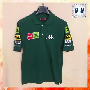RARISSIMA POLO ROBE DI KAPPA CAJA MADRID AGIP DERBI DUNLOP TAGLIA XS VINTAGE - Foto 1 di 6