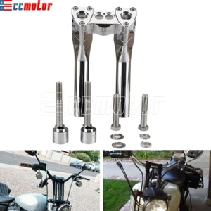 Club Style 1" Handlebar Riser 8" or 9" For Harley Dyna FXD Low Rider Wide Glide - Picture 1 of 11