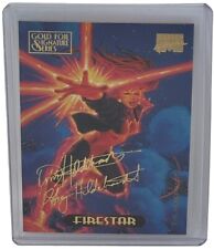 Firestar 1994 Marvel Masterpieces Gold Foil Signature Series Insert Card #38