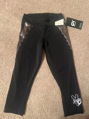 NUEVO GK ELITE ROPA DEPORTIVA ~ Pantalones de gimnasia para niñas ~ Talla CL Niño Grande Swarovski Foto 1 de 3