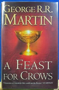 George R.R. Martin SIGNED A Feast For Crows UK 1st Edition hardcover book