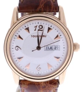 Tourneau Unknown Rose Gold-tone Steel 2078 Beige Dial Mens 38-mm Quartz Watch - Picture 1 of 6