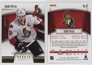 2013-14 Panini Rookie Anthology Gold /100 Jason Spezza #67