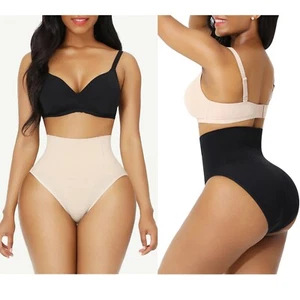 Tummy Control Butt Shaping Panty High Waist Seamless Sensual Sleek Curves Briefs - Picture 1 of 14