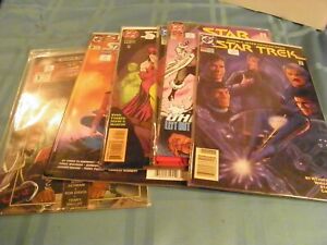 STAR TREK DC COMIC BOOK LOT OF 6  5 dc 1 malibu       1992-96