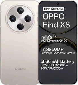 OPPO Find X8 5G (Grey, 512GB 16 GB RAM)6.59" Dimensity 9400 NFC Global Version. - Picture 1 of 13