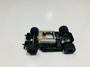 TYCO NOS  HP7  wide chassis with  BLUE WHEELS ~ BRAND  NEW~ run on AFX AURORA HO - Picture 1 of 5
