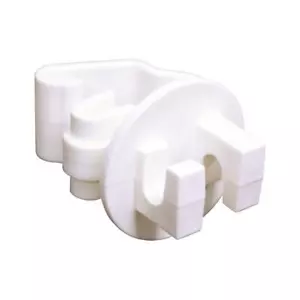 SureFit T Post Insulator White Heavy Duty Electric Fence Wire Clip 25 Pack - Picture 1 of 3