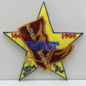 Vintage 1999 Girl Scouts Circle T Council Patch Fort Worth 150 Year Badge NEW - Picture 1 of 4