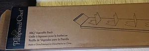 Pampered Chef~Barbecue BBQ Vegetable Rack Grill~#2712~New In Box~Silver Metal - Picture 1 of 3