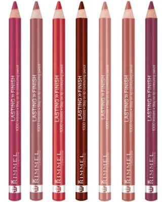 RIMMEL Lasting Finish 1000 Kisses Lip Pencil 1.2g - CHOOSE SHADE - NEW