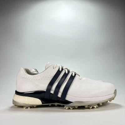 Zapatos de golf Adidas Tour360 24 blanco azul marino rendimiento IF0245 para hombre talla 9,5 Foto 1 de 4