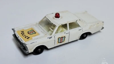 Coche de Policía Ford Galaxie Matchbox Vintage Nº 55/59 Lesney Inglaterra Foto 1 de 4