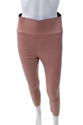 SPRWMN Mujer Cuero Tirador Alto Pierna Ajustada Rosa Talla Mediana Foto 1 de 4