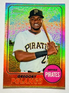 Gregory Polanco 2017 Topps Heritage Chrome Refractor /568 #THC-467 - Picture 1 of 3