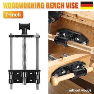 NEU 7" Holzschraubstock Vorderzange Hobelbank Schraubstock Holz Holzarbeiten DHL - Bild 1 von 13