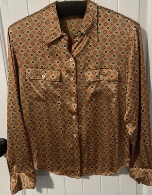 The Limited Vintage 1990s 100% Silk Blouse M - Image 1 of 4