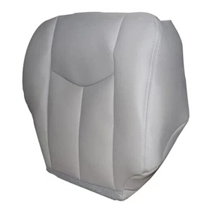 # 922 Gray Leather Passenger Side Bottom Replacement Seat Cover Compatible - Picture 1 of 8