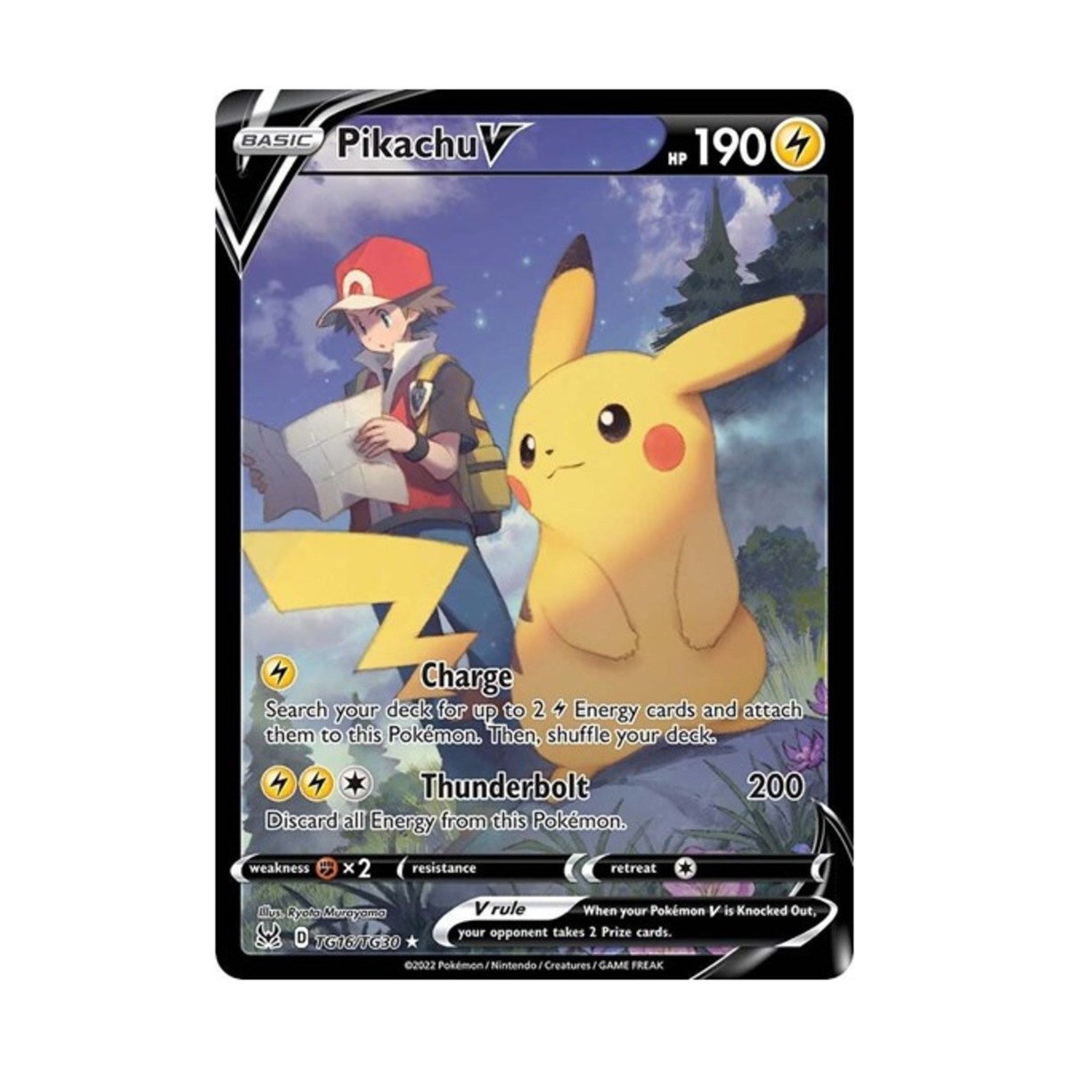Pikachu V TG16/TG30 Swsh11: Lost Origin Trainer Gallery for