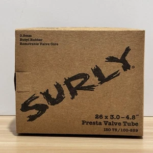 Surly Fat Bike Ultralite 26 x 30 - 4,8” Tubo de válvula Presta 0,8 mm goma butílica NUEVO - Imagen 1 de 12