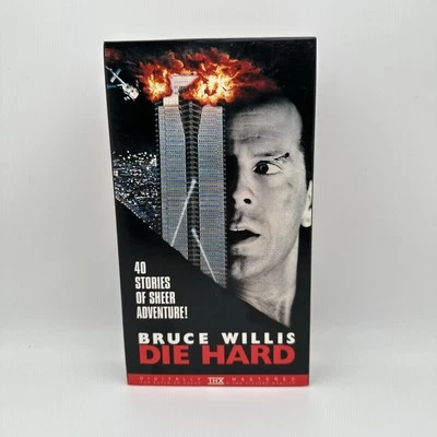 Die Hard (VHS, 1989, CBS Fox) Bruce Willis, Alan Rickman OOP Rare FS - Image 1 of 4