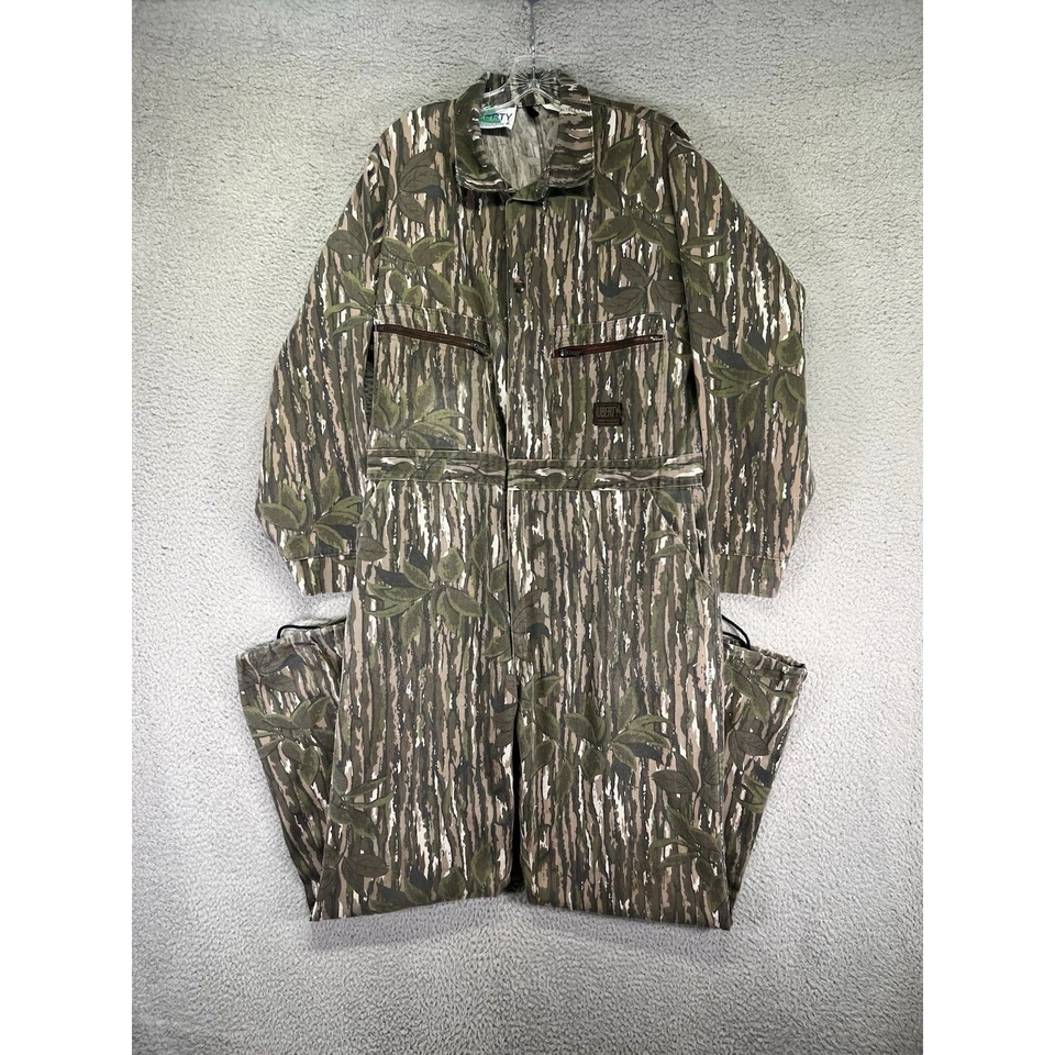 Vintage Liberty Coveralls Mens Large Brown Realtree Camouflage Hunting Outdoors - Image 1 of 4