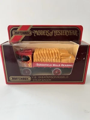 Matchbox Yesteryear Y-18 1918 Atkinson Model D Steam Wagen " Burghfield Mills" - Image 1 of 4