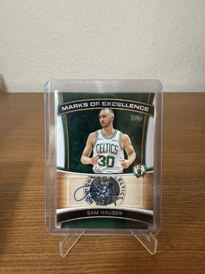 2025-26 Topps Basketball Auto Marks of Excellence Sam Hauser - Image 1 of 2