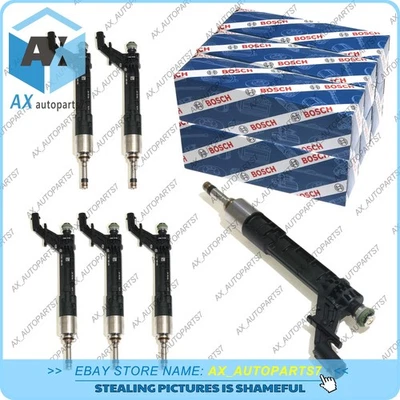 Inyectores de combustible Bosch 6 piezas para Audi RS5 RS4 B9 Porsche Cayenne Macan GTS 2.9 TFSI Foto 1 de 4