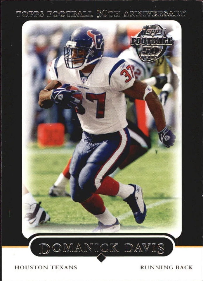 2005 Topps Black Football Singles - You Choose - Image 1 of 1