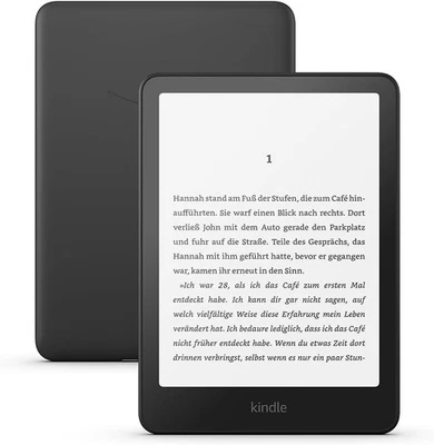 Amazon Kindle Paperwhite 12. Generation 16GB 7 Zoll - ohne Werbung - Schwarz - Bild 1 von 4
