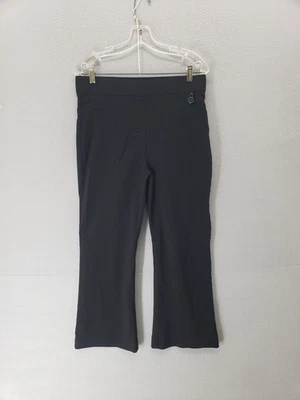 Calvin Klein Women Pant L Black Wide Leg Performance Stretch Bootcut Pull On - Image 1 of 4