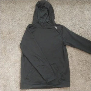 UNRL Hoodie Kids Size Large Black Pullover Kangaroo Pocket Athletic Minimalist - Picture 1 of 7
