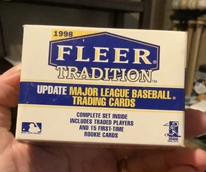 💥 💥 1998 FLEER TRADITION BASEBALL UPDATE FACTORY SEALED 100 CARD SET - Picture 1 of 5