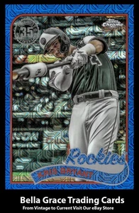 2024 Topps Series 1 Kris Bryant #T89C-40 Silver Pack Chrome Mojo Blue /150 MLB - Picture 1 of 2