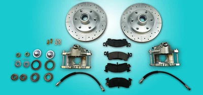 1960-1970 Chevy C10 Front Truck Disc Brake Conversion Wheel Component Kit 6 Lug - Image 1 of 2